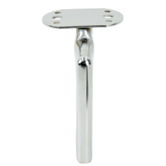 Zestaw 4 sztuk noga meblowa Loft srebrny chrom wysokość 12 cm