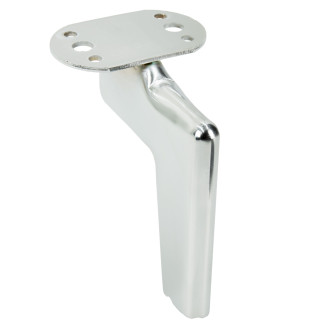 Zestaw 4 sztuk noga meblowa Loft srebrny chrom wysokość 12 cm