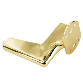 Zestaw 4 sztuk noga meblowa Loft złoty chrom wysokość 12 cm