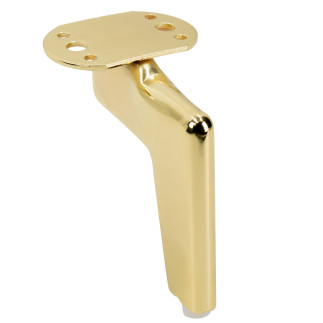 Zestaw 4 sztuk noga meblowa Loft złoty chrom wysokość 12 cm