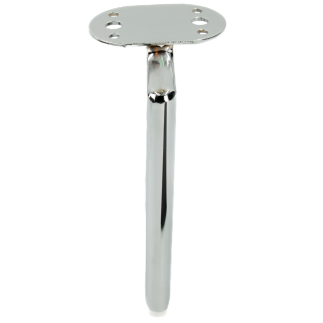 Zestaw 4 sztuk noga meblowa Loft srebrny chrom wysokość 18 cm