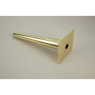 4 x Noga meblowa Szpilka skośna jasno złota wysokość 20 cm