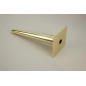 4 x Noga meblowa Szpilka skośna jasno złota wysokość 20 cm