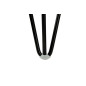 4 x Noga meblowa Hairpin Loft czarny mat wysokość 15 cm