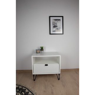 4 x Noga meblowa Hairpin Loft czarny mat wysokość 15 cm