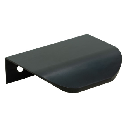 Uchwyt meblowy krawędziowy 50 mm czarny