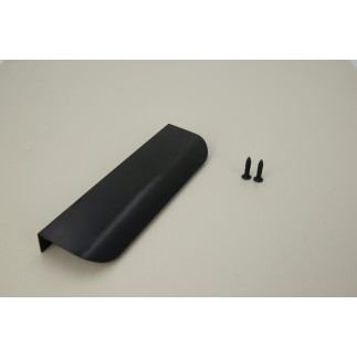 Uchwyt meblowy krawędziowy 350 mm czarny