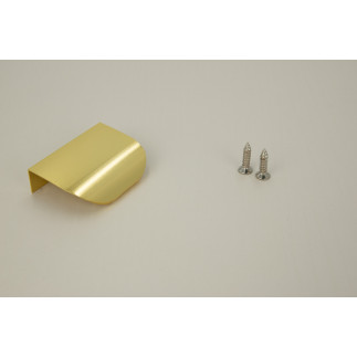 Uchwyt meblowy krawędziowy 50 mm złoty
