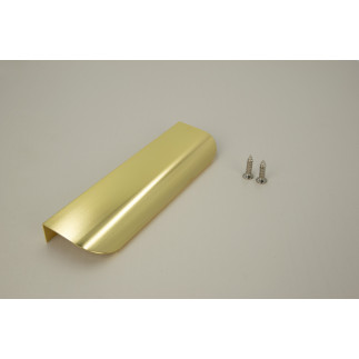 Uchwyt meblowy krawędziowy 350 mm złoty