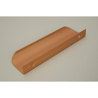 Uchwyt meblowy krawędziowy 130 mm miedziany