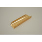 Uchwyt meblowy krawędziowy 130 mm złoty ciemniejszy Uchwyt meblowy krawędziowy 130 mm złoty ciemniejszy