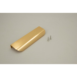 Uchwyt meblowy krawędziowy 350 mm złoty ciemniejszy