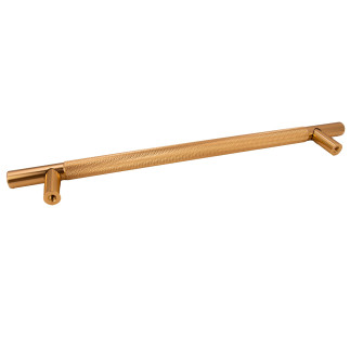 Uchwyt meblowy reling ryflowany 192 mm złoty