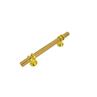 Uchwyt meblowy reling Apollo 96 mm złoty