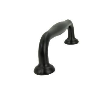 Elegancki uchwyt meblowy czarny 96 mm