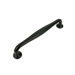 Elegancki chwyt meblowy czarny 128 mm