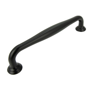 Elegancki chwyt meblowy czarny 128 mm