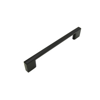 Uchwyt meblowy czarny 128 mm metalowy