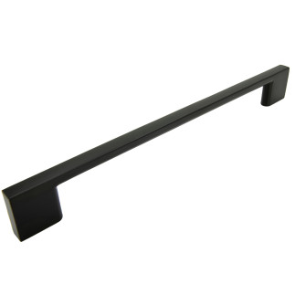 Uchwyt meblowy czarny 192 mm metalowy