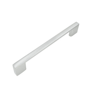 Uchwyt meblowy srebrny 128 mm metalowy