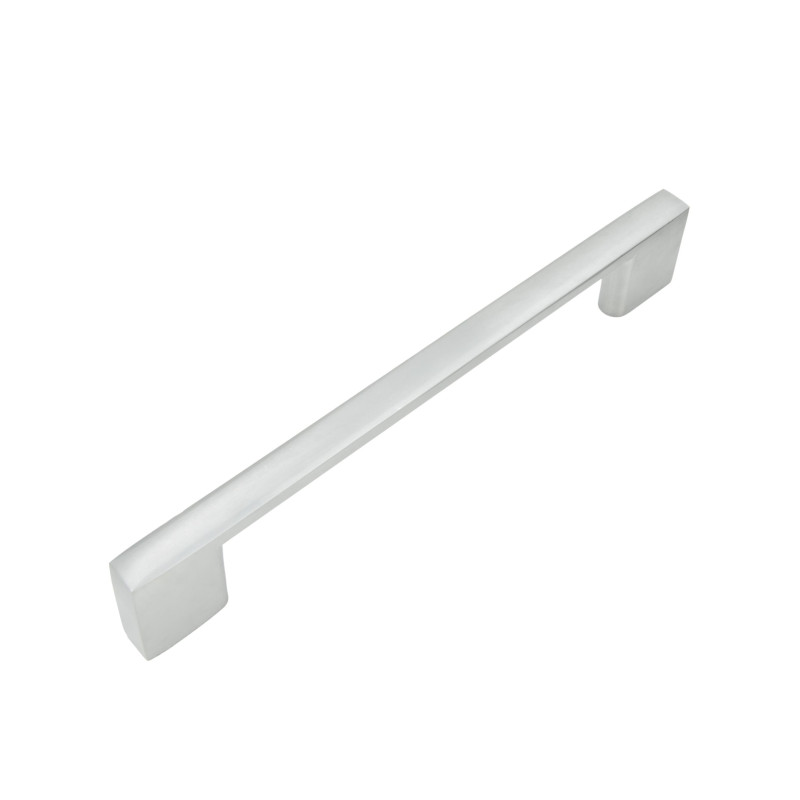 Uchwyt meblowy srebrny 128 mm metalowy