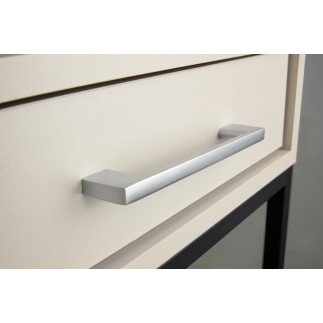 Uchwyt meblowy srebrny 256 mm metalowy