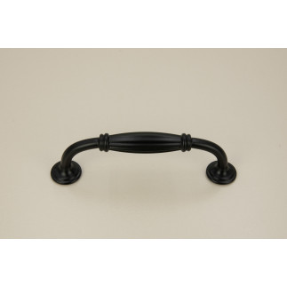 Uchwyt meblowy czarny 96 mm metalowy