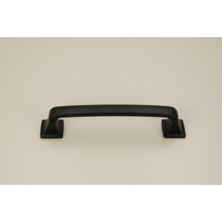 Uchwyt meblowy czarny 96 mm metalowy