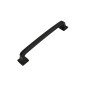 Uchwyt meblowy czarny 128 mm z metalu Uchwyt meblowy czarny 128 mm z metalu