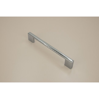 Uchwyt meblowy srebrny chrom 128 mm metalowy