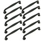 10 x Uchwyt meblowy czarny 128 mm