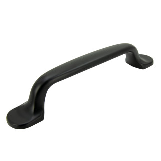 10 x Uchwyt meblowy czarny 96 mm metalowy