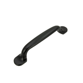 10 x Uchwyt meblowy czarny 96 mm metalowy