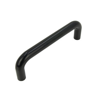 10 x Uchwyt meblowy czarny 96 mm plastikowy uchwyt