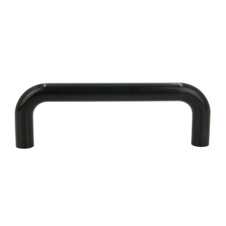 10 x Uchwyt meblowy czarny 96 mm plastikowy uchwyt