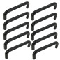 10 x Uchwyt meblowy czarny 96 mm plastikowy uchwyt 10 x Uchwyt meblowy czarny 96 mm plastikowy uchwyt