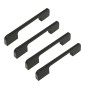 4 x Uchwyt meblowy czarny 96 mm
