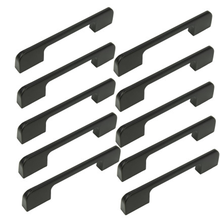 10 x Uchwyt meblowy czarny 96 mm