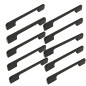 10 x Uchwyt meblowy czarny 128 mm