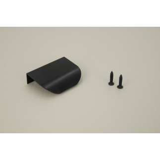 4 x Uchwyt meblowy krawędziowy 50 mm czarny
