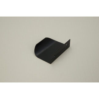 10 x Uchwyt meblowy krawędziowy 50 mm czarny