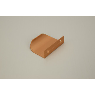 10 x Uchwyt meblowy krawędziowy 50 mm miedziany