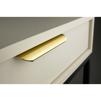 4 x Uchwyt meblowy krawędziowy 200 mm złoty