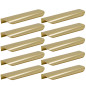 10 x Uchwyt meblowy krawędziowy 350 mm złoty 10 x Uchwyt meblowy krawędziowy 350 mm złoty