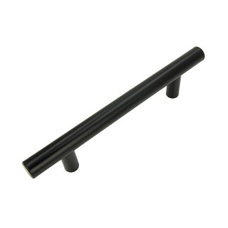 10 x Uchwyt meblowy Reling 96 mm czarny