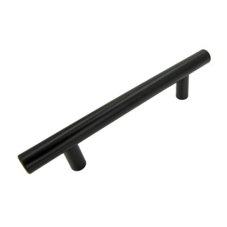 10 x Uchwyt meblowy Reling 96 mm czarny