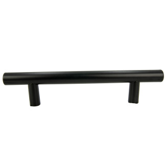 10 x Uchwyt meblowy Reling 96 mm czarny