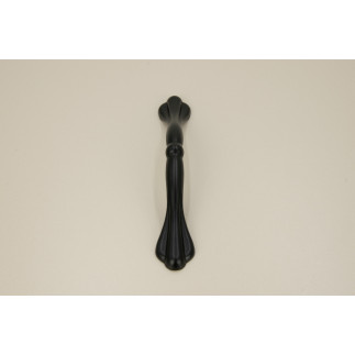 4 x Uchwyt meblowy czarny 96 mm metalowy