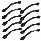 10 x Uchwyt meblowy czarny 96 mm metalowy