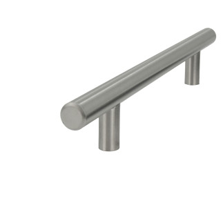 10 x Uchwyt meblowy Reling 128 mm srebrny